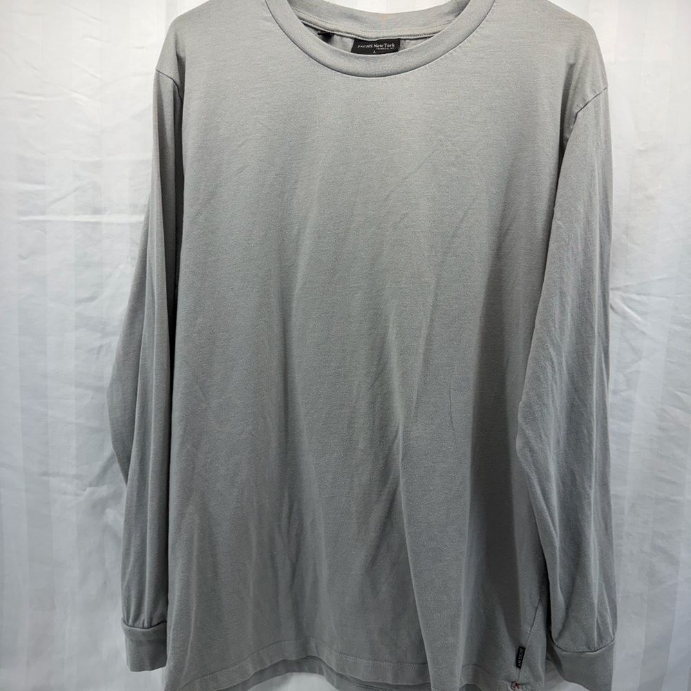 Jachs Men's Light Gray Long‎ Sleeve Tee